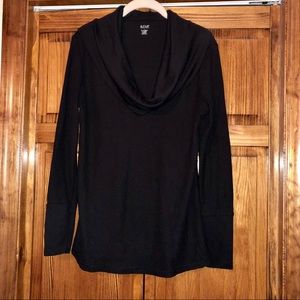 Black cowl neck sweater